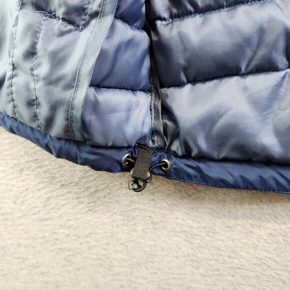 Simply Southern Vest Mens S Blue Two Tone Puffer Quilted Western Cowboy Ranch - Picture 6 of 14